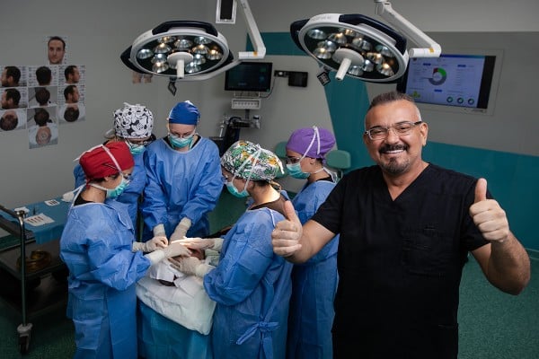 hair transplant completion